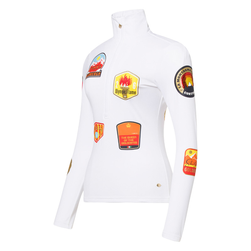 Dámska mikina Goldbergh TRIUMPH  - biela