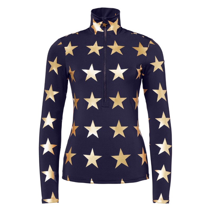 Dámska mikina Goldbergh LUNARIA  - tmavo modrá