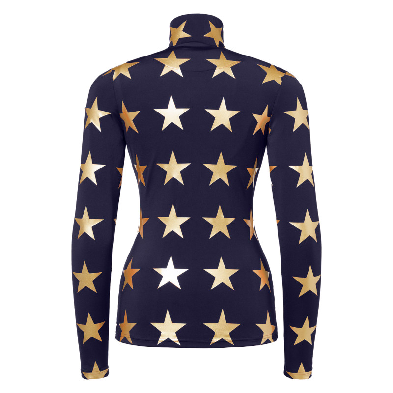 Dámska mikina Goldbergh LUNARIA  - tmavo modrá