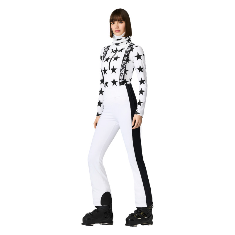 Dámská mikina Goldbergh LUNARIA  - bílá