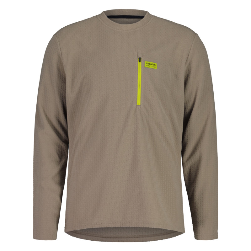 Pánska mikina Maloja GOMIONM.  - svetlo hnedá