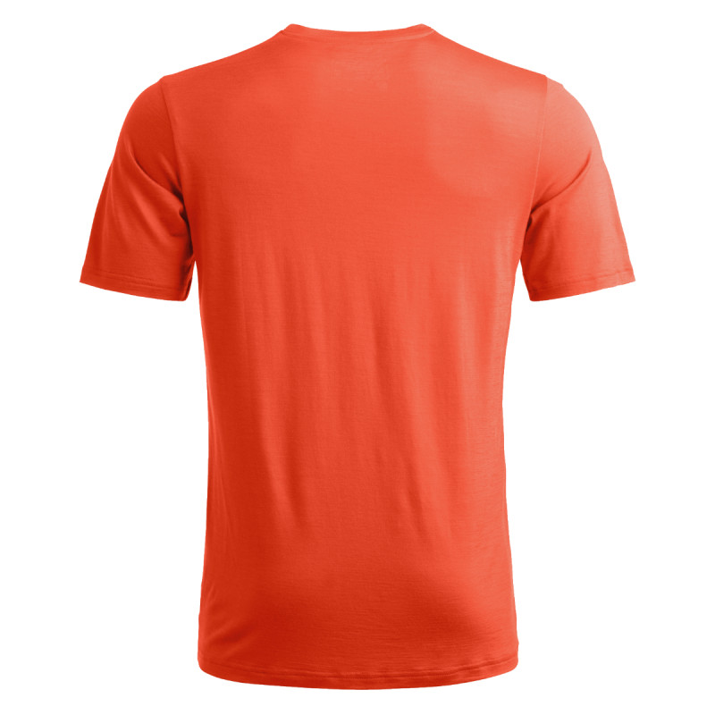 Pánske funkčné tričko Ortovox 140 COOL LANDSCAPE TS  - oranžová