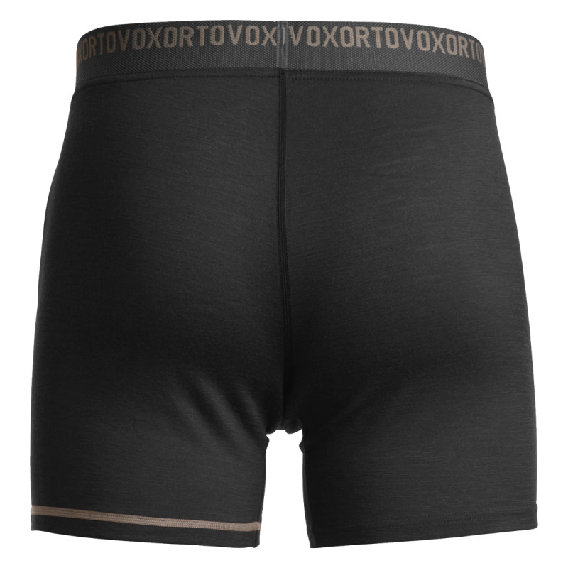 Pánske funkčné boxerky Ortovox 185 ROCK'N'WOOL BOXER  - čierna