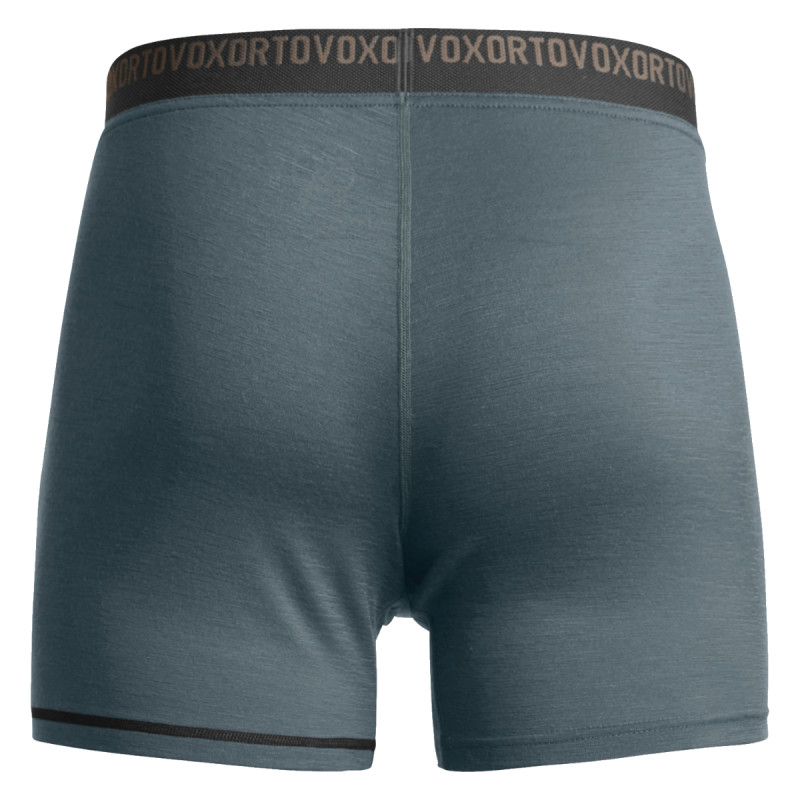 Pánske funkčné boxerky Ortovox 185 ROCK'N'WOOL BOXER  - tmavo šedá