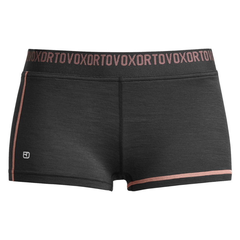 Dámske funkčné boxerky Ortovox 185 ROCK'N'WOOL HOT PANTS  - čierna