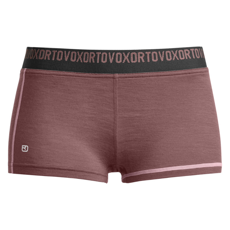 Dámske funkčné boxerky Ortovox 185 ROCK'N'WOOL HOT PANTS  - vínová