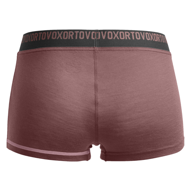 Dámske funkčné boxerky Ortovox 185 ROCK'N'WOOL HOT PANTS  - vínová