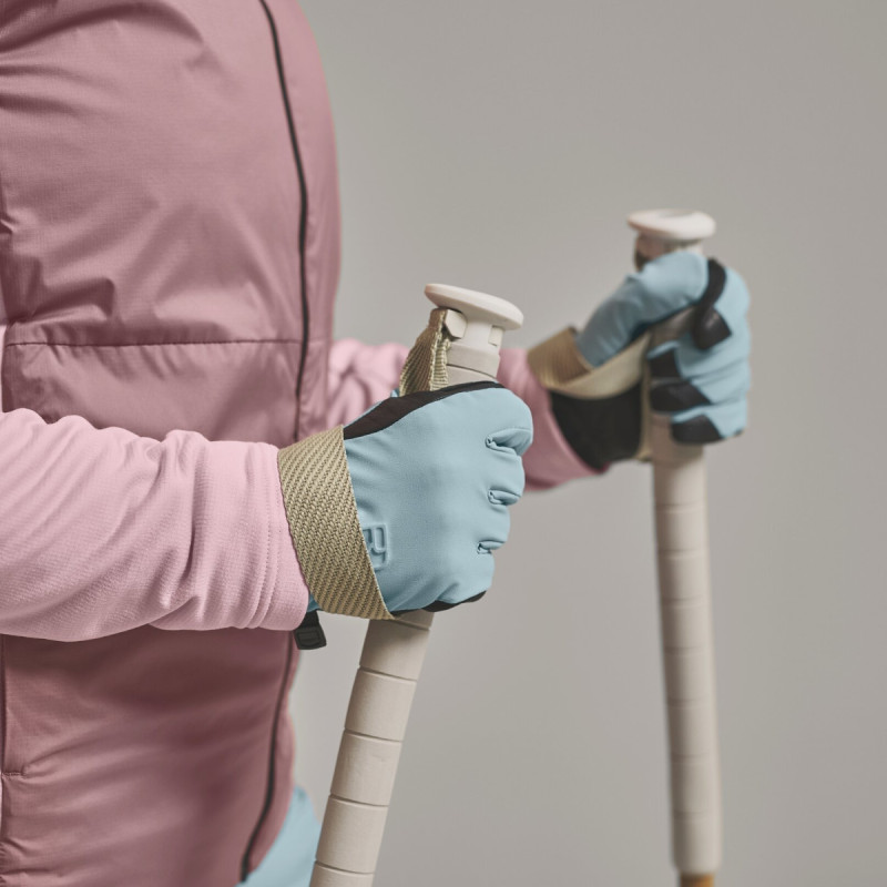 Dámské rukavice Ortovox TOUR GLOVE  - světle modrá