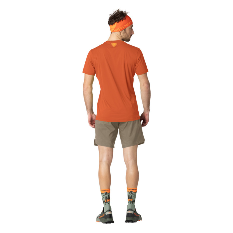 Pánske funkčné tričko Dynafit TRAVERSE T-SHIRT  - oranžová