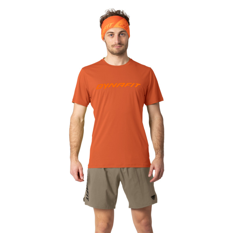 Pánske funkčné tričko Dynafit TRAVERSE T-SHIRT  - oranžová