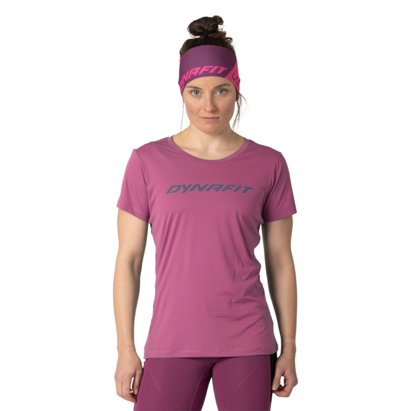 Dámske funkčné tričko Dynafit TRAVERSE T-SHIRT  - tmavo ružová