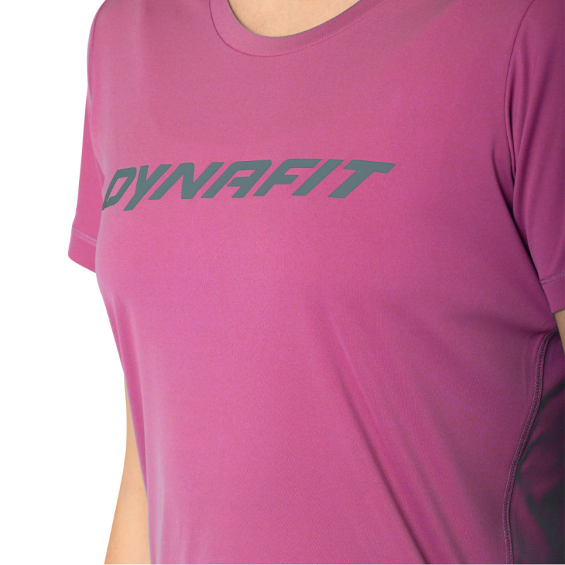 Dámske funkčné tričko Dynafit TRAVERSE T-SHIRT  - tmavo ružová