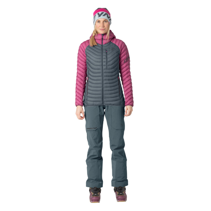 Dámska bunda Dynafit RADICAL DOWN RDS HOODED JACKET  - šedá
