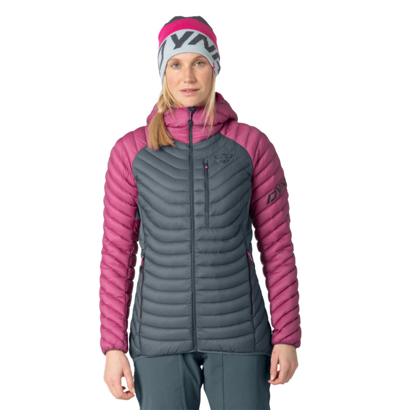 Dámska bunda Dynafit RADICAL DOWN RDS HOODED JACKET  - šedá
