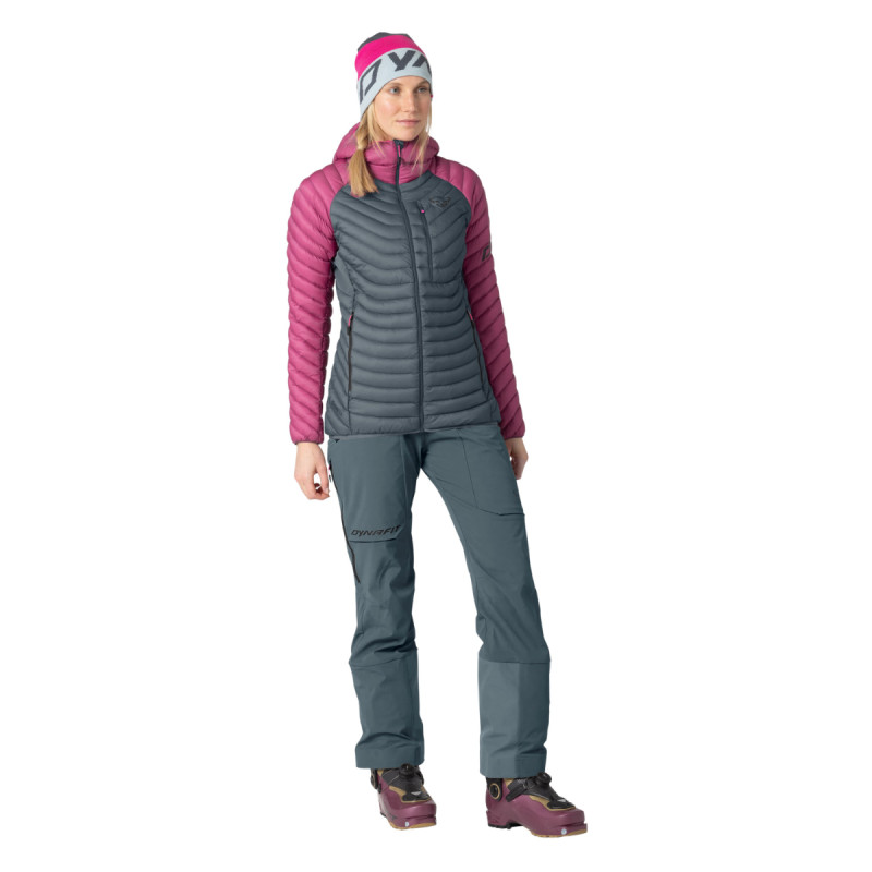 Dámska bunda Dynafit RADICAL DOWN RDS HOODED JACKET  - šedá