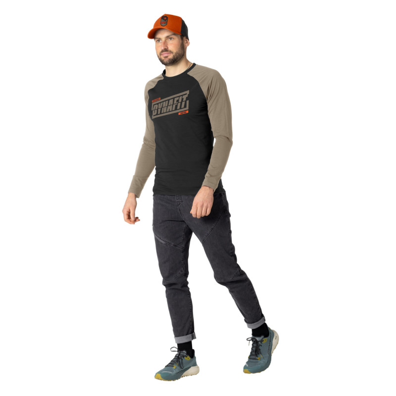 Pánske tričko Dynafit 24/7 LONG SLEEVE SHIRT  - čierna