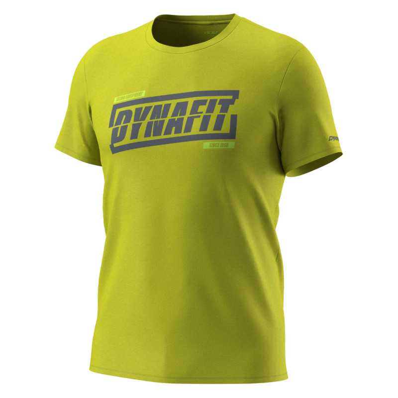 Pánske tričko Dynafit GRAPHIC COTTON T-SHIRT  - svetlo zelená