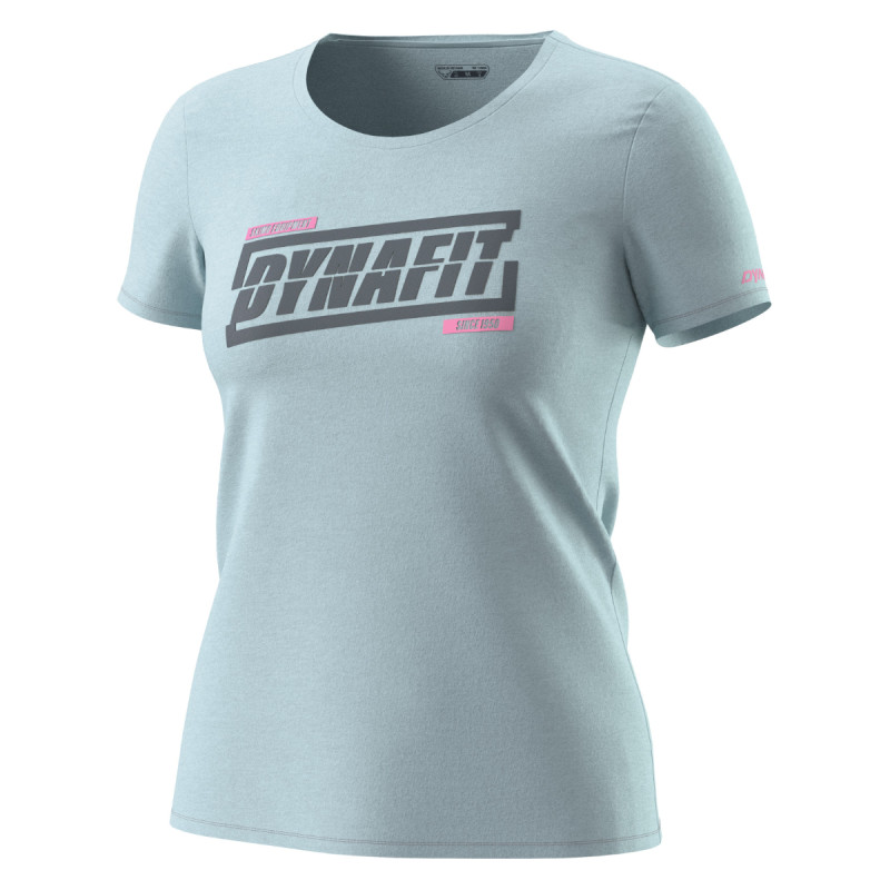 Dámske tričko Dynafit GRAPHIC COTTON T-SHIRT  - svetlo modrá