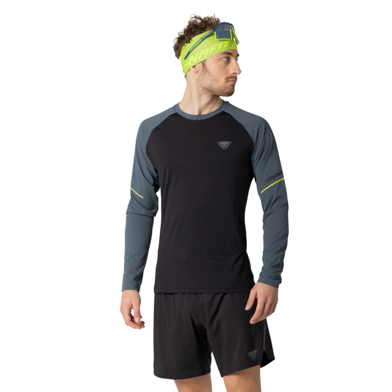 Pánske funkčné tričko Dynafit ALPINE PRO LONGSLEEVE SHIRT  - čierna