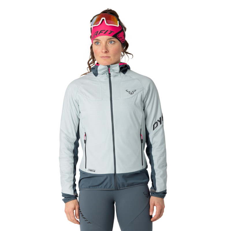 Dámska bunda Dynafit MEZZALAMA POLARTEC ALPHA JACKET  - svetlo modrá