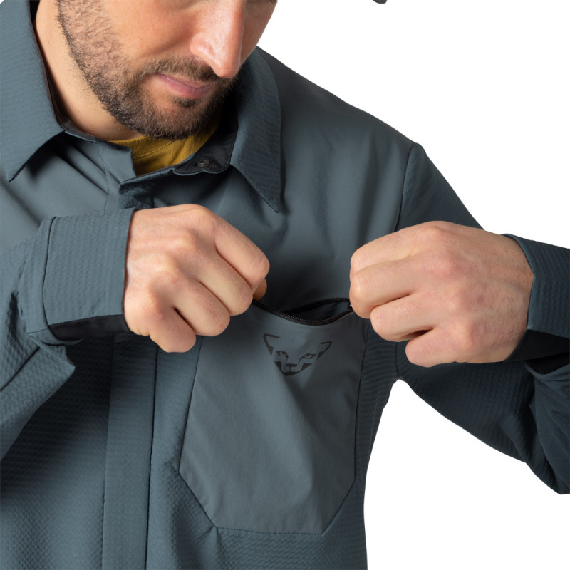 Košeľa Dynafit TIGARD THERMAL  - tmavo šedá