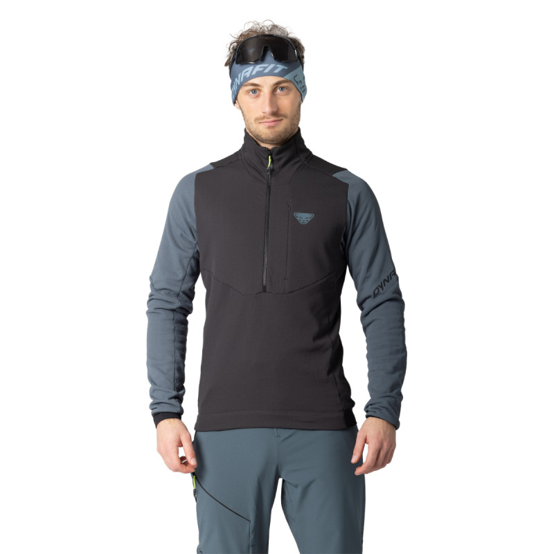 Pánská mikina Dynafit BLACKLIGHT THERMAL 1/2 ZIP  - černá
