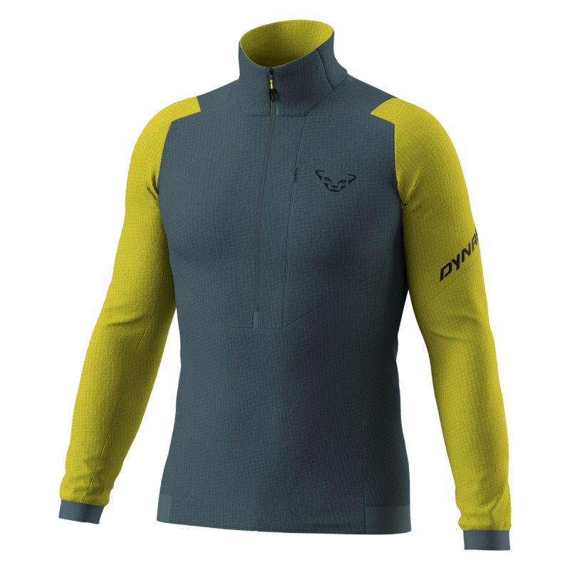 Pánská mikina Dynafit BLACKLIGHT THERMAL 1/2 ZIP  - tmavě šedá