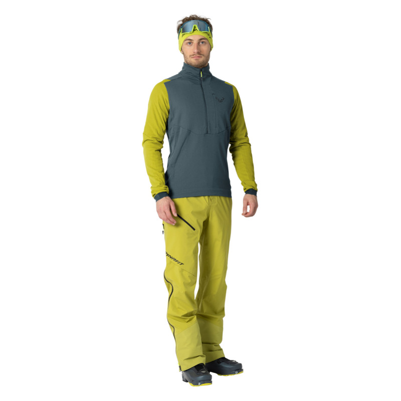 Pánská mikina Dynafit BLACKLIGHT THERMAL 1/2 ZIP  - tmavě šedá