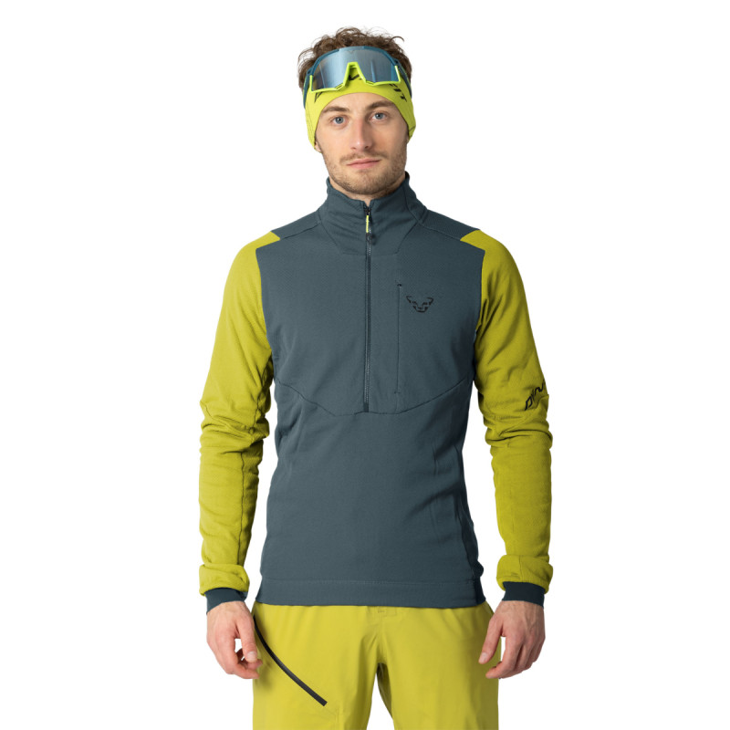Pánská mikina Dynafit BLACKLIGHT THERMAL 1/2 ZIP  - tmavě šedá