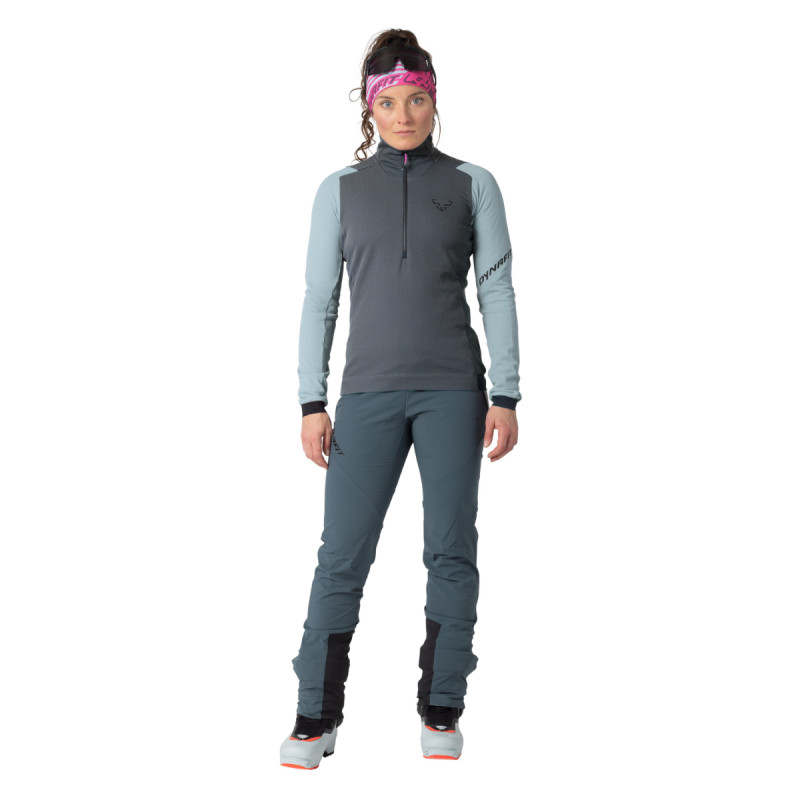 Dámská mikina Dynafit BLACKLIGHT THERMAL 1/2 ZIP  - tmavě šedá