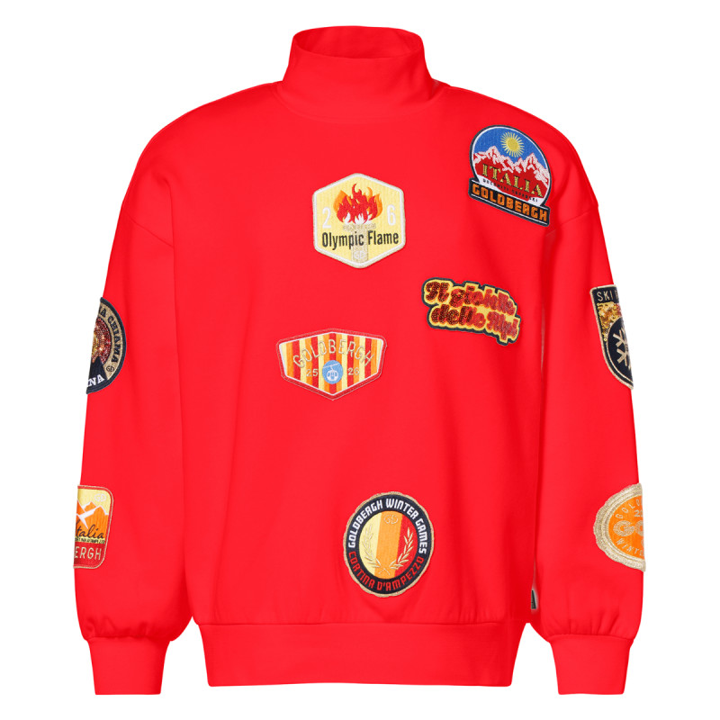 Dámska mikina Goldbergh ROMA  - červená