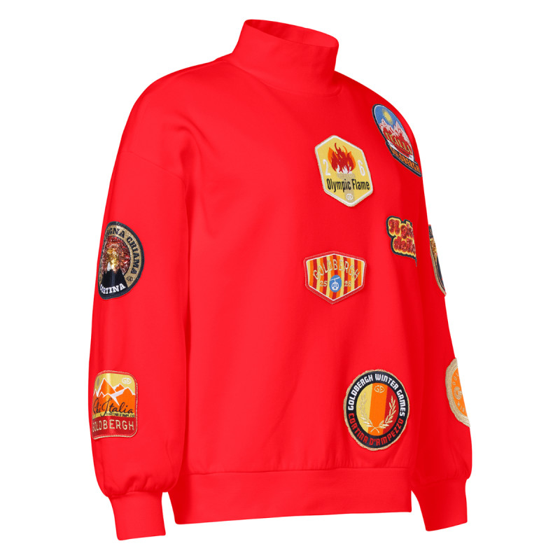 Dámska mikina Goldbergh ROMA  - červená