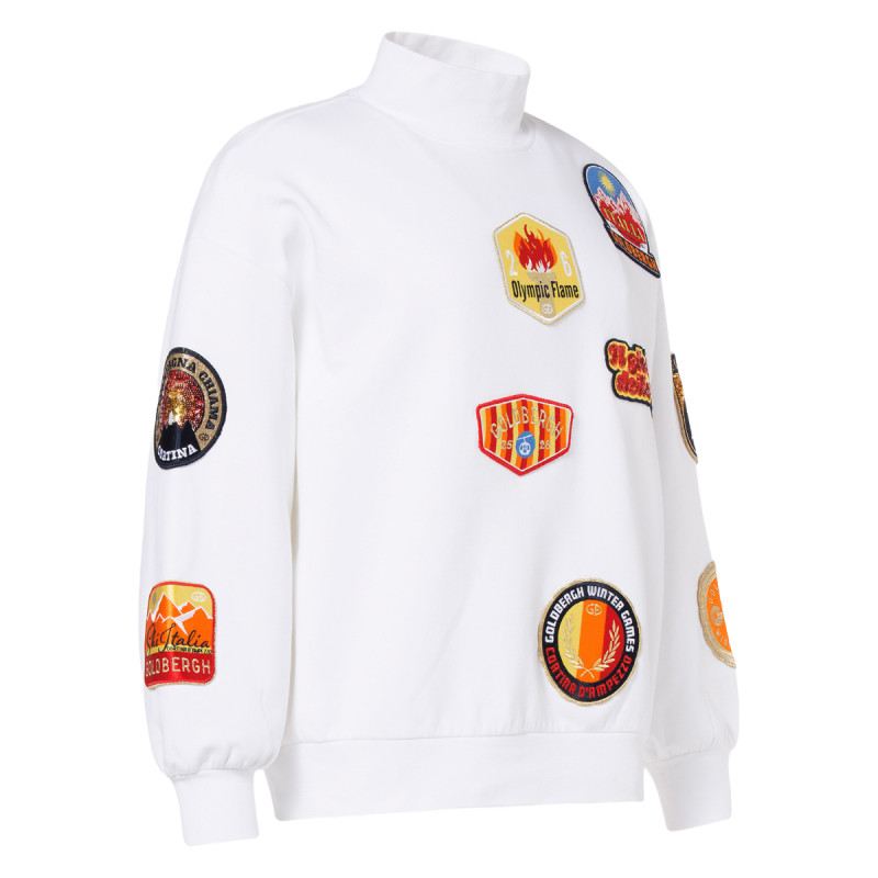 Dámska mikina Goldbergh ROMA  - biela