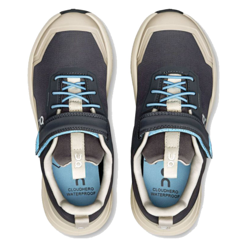 Dětské boty On CLOUDHERO WATERPROOF  - tmavě šedá