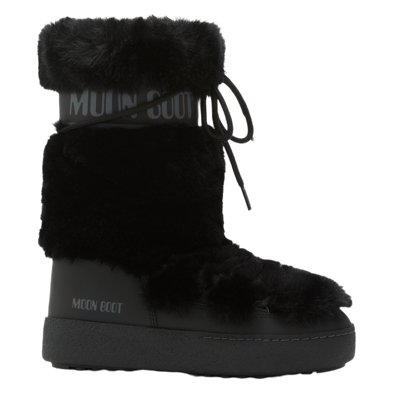 Dámské sněhule Moon Boot LTRACK FAUX FUR HIGH WP  - černá