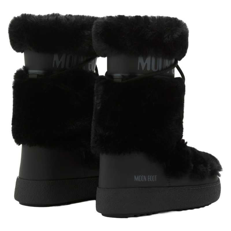 Dámské sněhule Moon Boot LTRACK FAUX FUR HIGH WP  - černá
