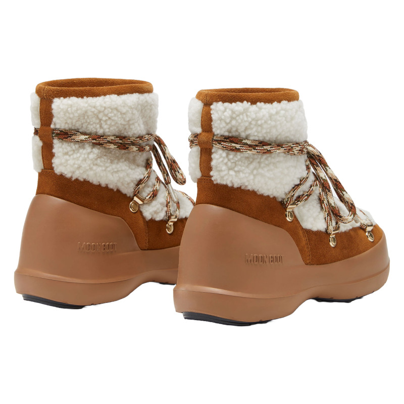 Dámské sněhule Moon Boot LUNA SHEARLING  - světle hnědá
