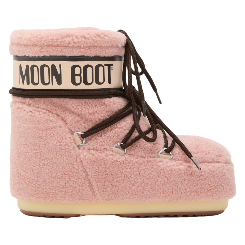 Dámské sněhule Moon Boot ICON LOW FLEECE  - světle růžová