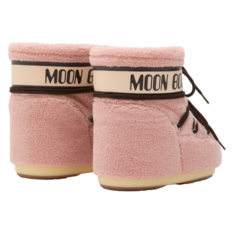 Dámské sněhule Moon Boot ICON LOW FLEECE  - světle růžová