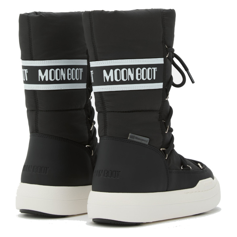 Dětské sněhule Moon Boot JR PARK TUBE LACE WP  - černá