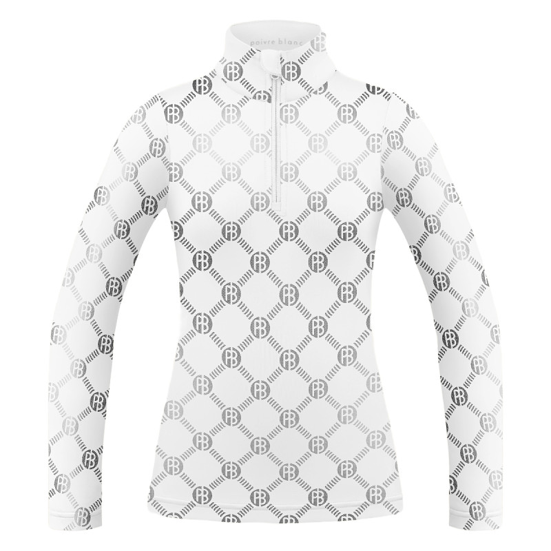 Dámska mikina Poivre Blanc W25-MIA-WO/M BASE LAYER  - biela