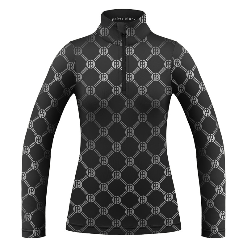 Dámská mikina Poivre Blanc W25-MIA-WO/M BASE LAYER  - černá