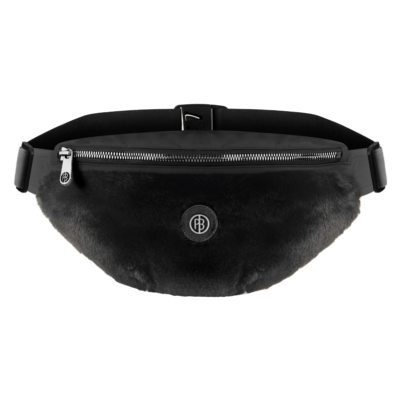 Dámska ľadvinka Poivre Blanc W25-BANANA-WO/F FAKE FUR  - čierna