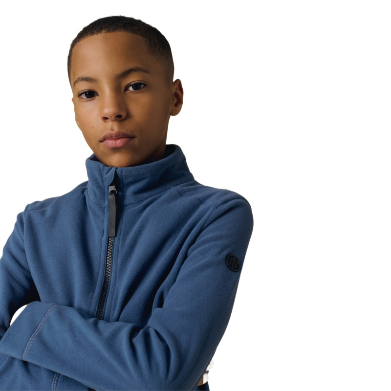 Chlapčenská mikina Poivre Blanc W25-RYAN-JRBY MICRO FLEECE  - modrá