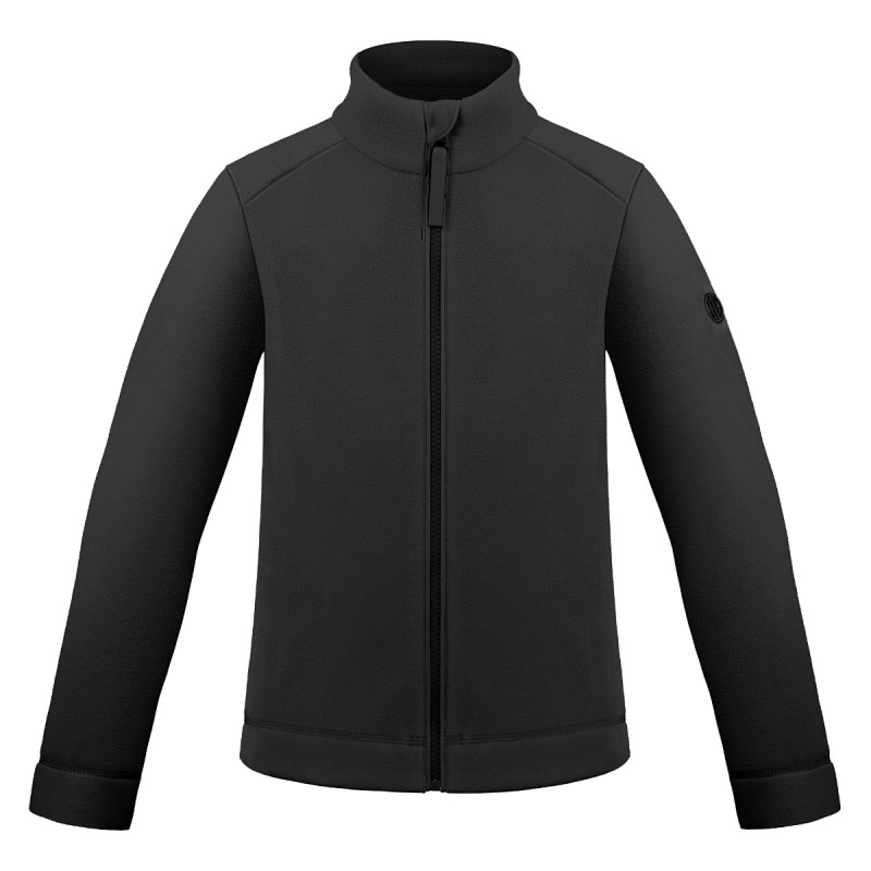 Chlapčenská mikina Poivre Blanc W25-RYAN-JRBY MICRO FLEECE  - čierna