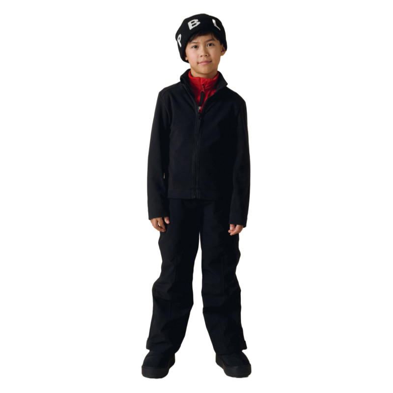 Chlapčenská mikina Poivre Blanc W25-RYAN-JRBY MICRO FLEECE  - čierna