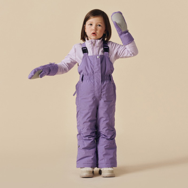 Dievčenské lyžiarské nohavice Poivre Blanc W25-JADE-BBGL SKI BIB  - fialová