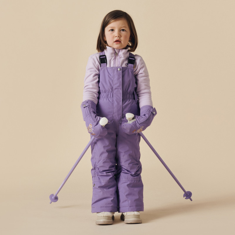 Dievčenské lyžiarské nohavice Poivre Blanc W25-JADE-BBGL SKI BIB  - fialová