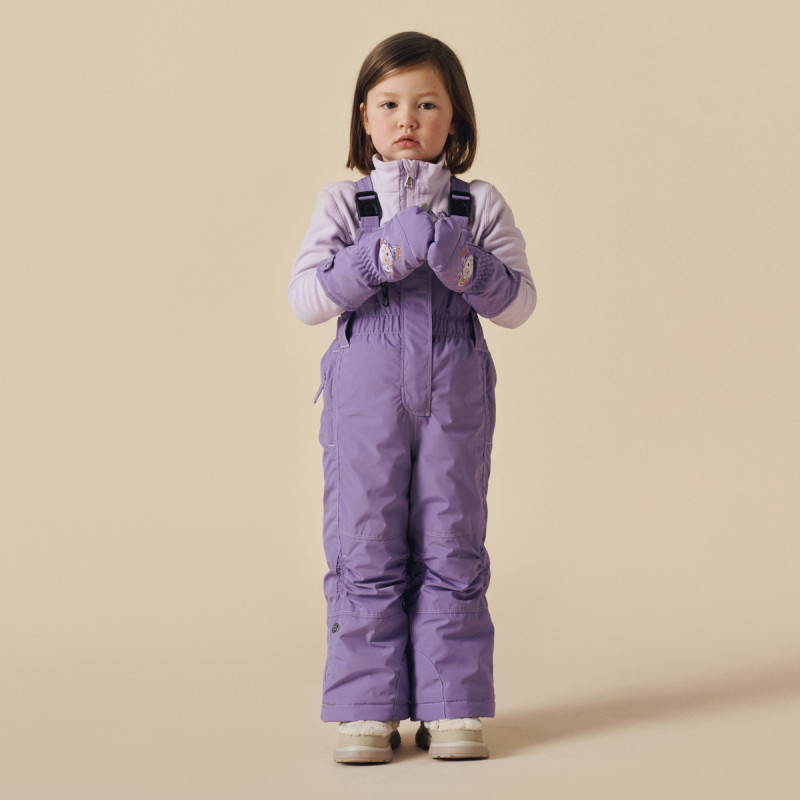 Dievčenské lyžiarské nohavice Poivre Blanc W25-JADE-BBGL SKI BIB  - fialová