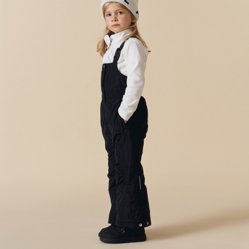Dievčenské lyžiarské nohavice Poivre Blanc W25-JADE-BBGL SKI BIB  - čierna